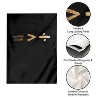 Equality Is Better than Division Garden Flag Equal Rights Math Symbol