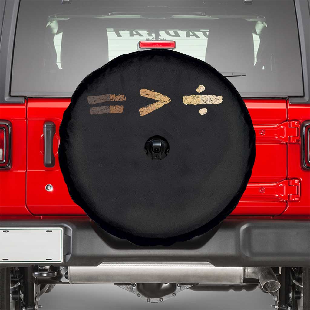 Equality Is Better than Division Spare Tire Cover Equal Rights Math Symbol