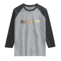Equality Is Better than Division Raglan Shirt Equal Rights Math Symbol