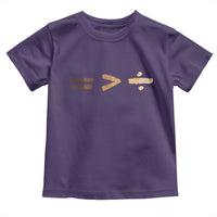 Equality Is Better than Division Toddler T Shirt Equal Rights Math Symbol
