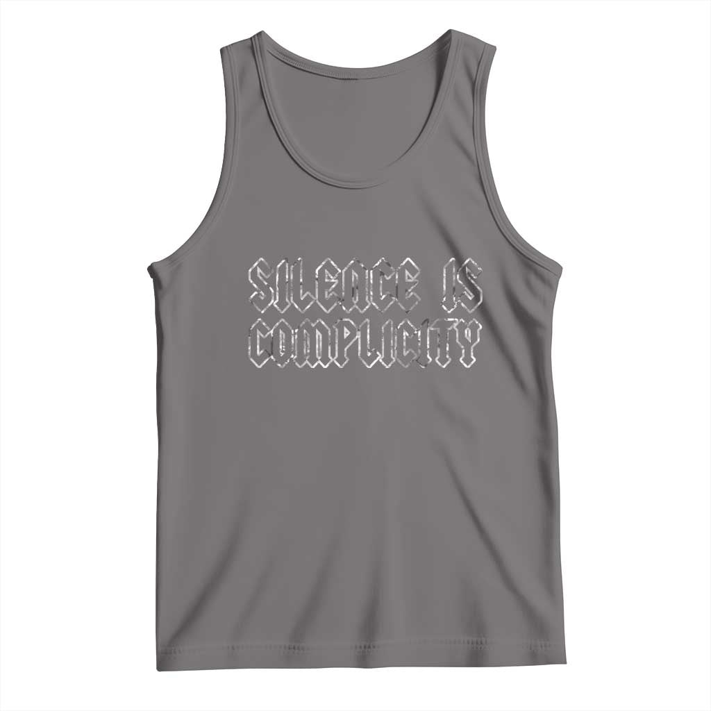 Silence Is Complicity Tank Top Political Resist Protest