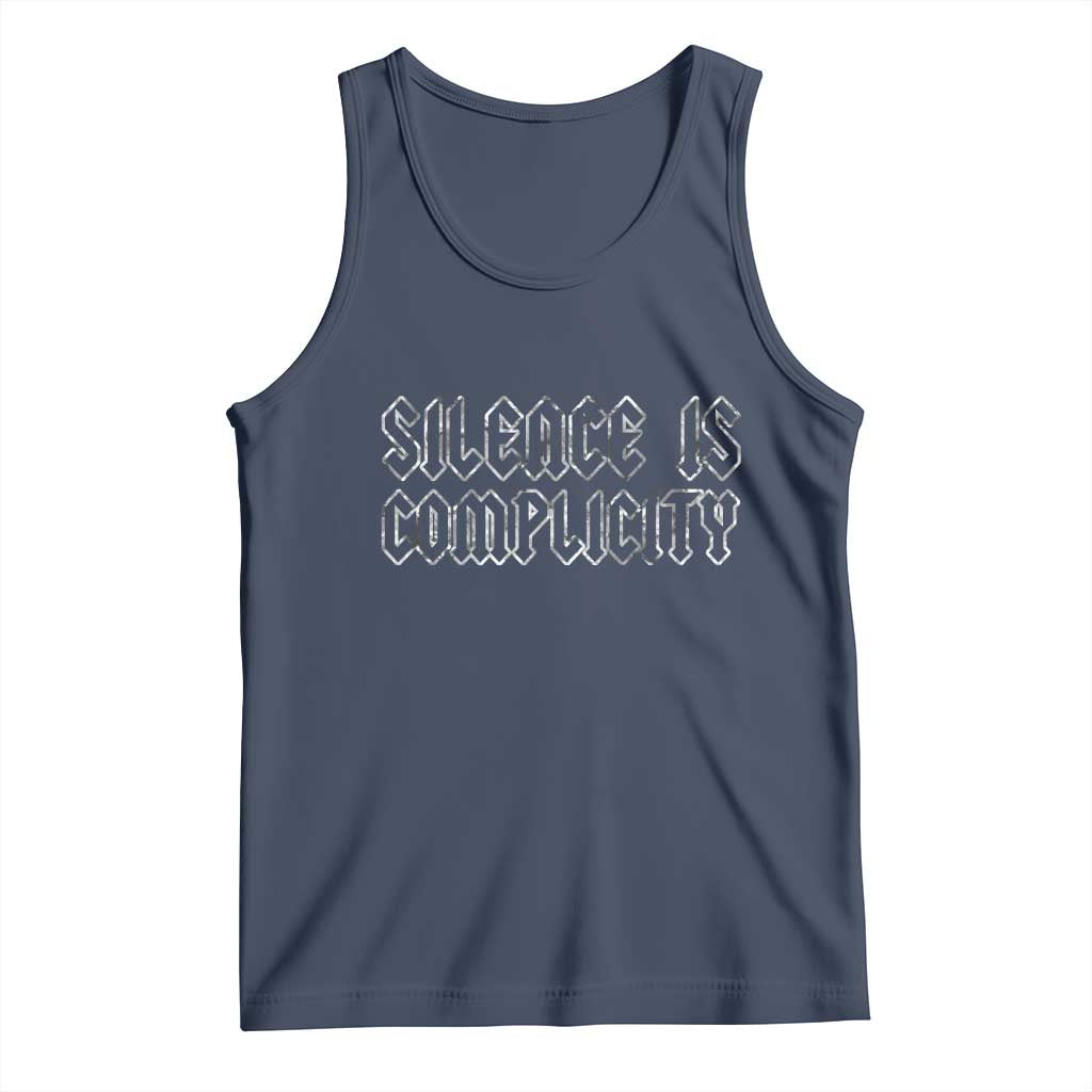 Silence Is Complicity Tank Top Political Resist Protest