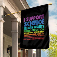 I Support Progressive Liberal Democratic Causes Protest Garden Flag