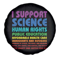 I Support Progressive Liberal Democratic Causes Protest Spare Tire Cover