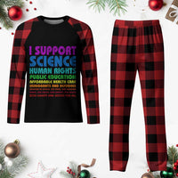 I Support Progressive Liberal Democratic Causes Protest Plaid Pajama Set