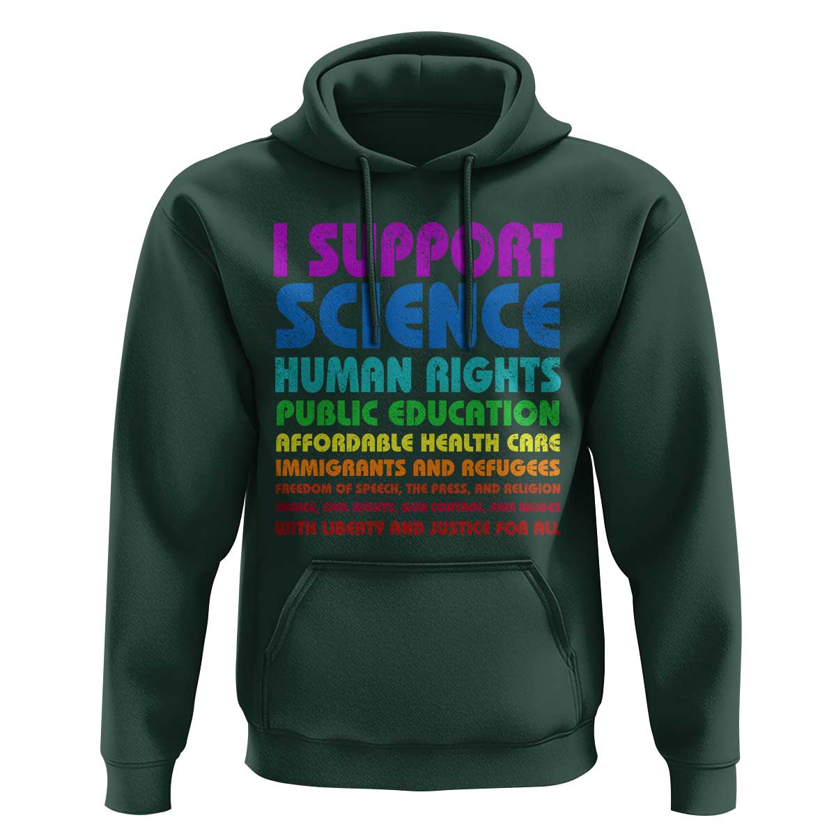 I Support Progressive Liberal Democratic Causes Protest Hoodie
