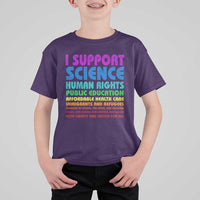 I Support Progressive Liberal Democratic Causes Protest T Shirt For Kid