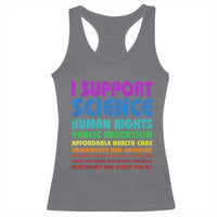 I Support Progressive Liberal Democratic Causes Protest Racerback Tank Top