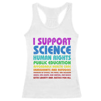 I Support Progressive Liberal Democratic Causes Protest Racerback Tank Top