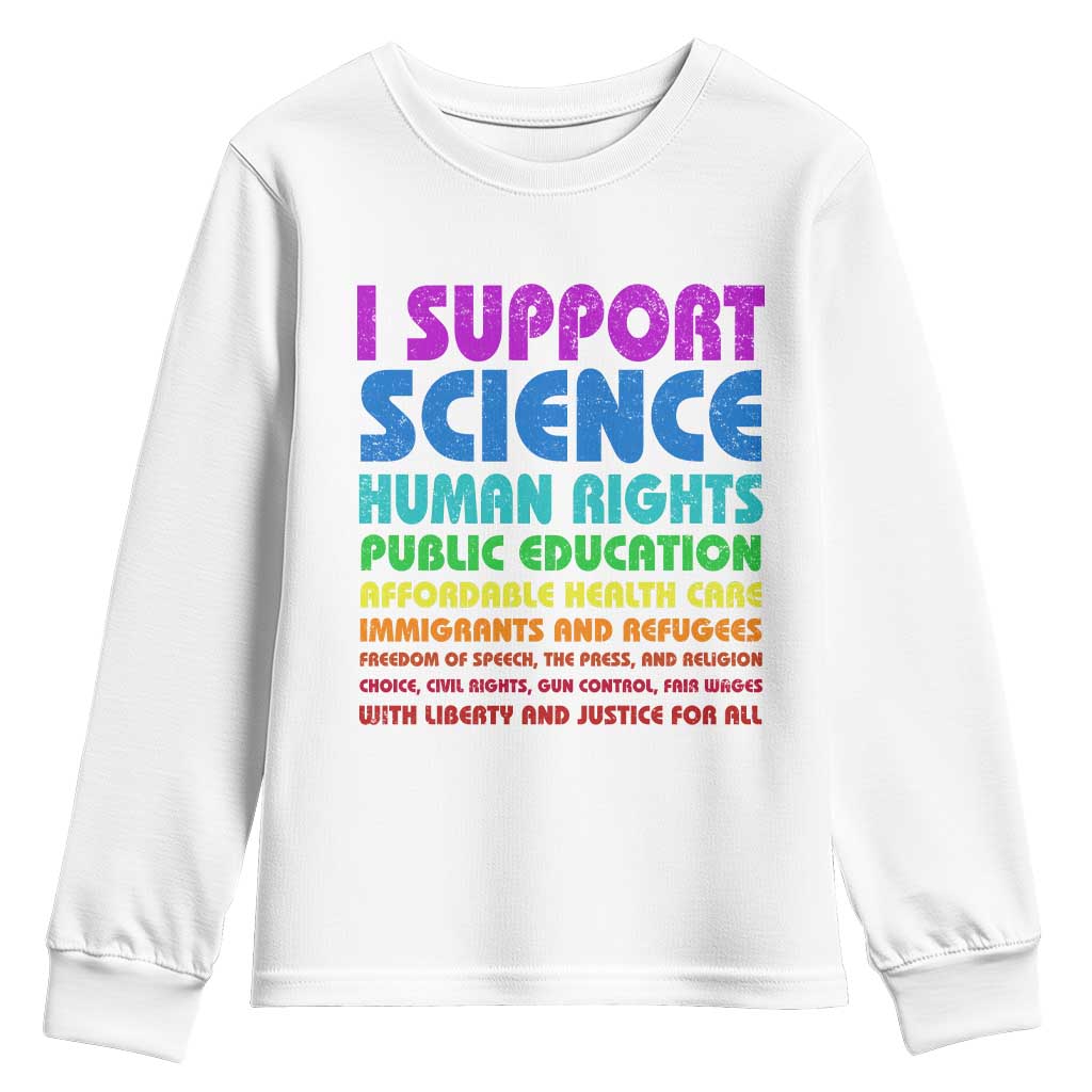 I Support Progressive Liberal Democratic Causes Protest Youth Sweatshirt