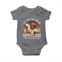 Black History African Melanin Cowgirl Baby Onesie Country Girls African American Western Tribute