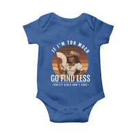 Black History African Melanin Cowgirl Baby Onesie Country Girls African American Western Tribute
