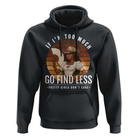 Black History African Melanin Cowgirl Hoodie Country Girls African American Western Tribute