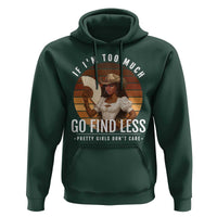 Black History African Melanin Cowgirl Hoodie Country Girls African American Western Tribute