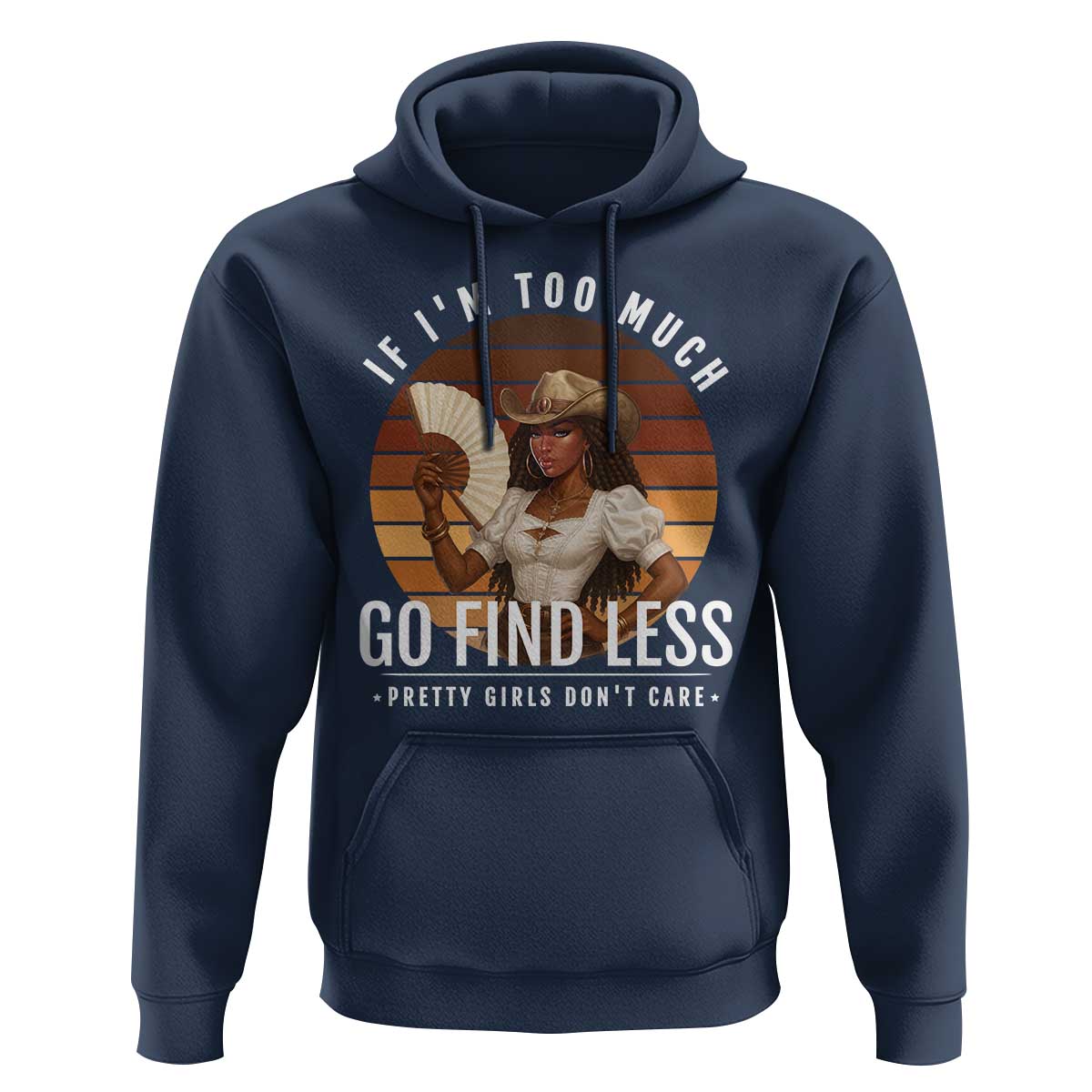 Black History African Melanin Cowgirl Hoodie Country Girls African American Western Tribute