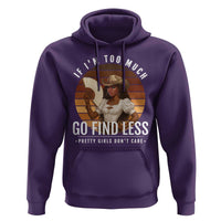 Black History African Melanin Cowgirl Hoodie Country Girls African American Western Tribute