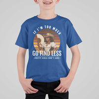 Black History African Melanin Cowgirl T Shirt For Kid Country Girls African American Western Tribute