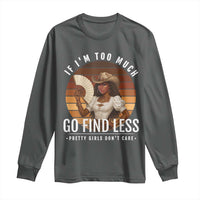 Black History African Melanin Cowgirl Long Sleeve Shirt Country Girls African American Western Tribute
