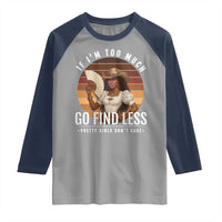 Black History African Melanin Cowgirl Raglan Shirt Country Girls African American Western Tribute