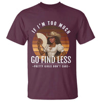 Black History African Melanin Cowgirl T Shirt Country Girls African American Western Tribute