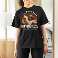 Black History African Melanin Cowgirl T Shirt For Women Country Girls African American Western Tribute