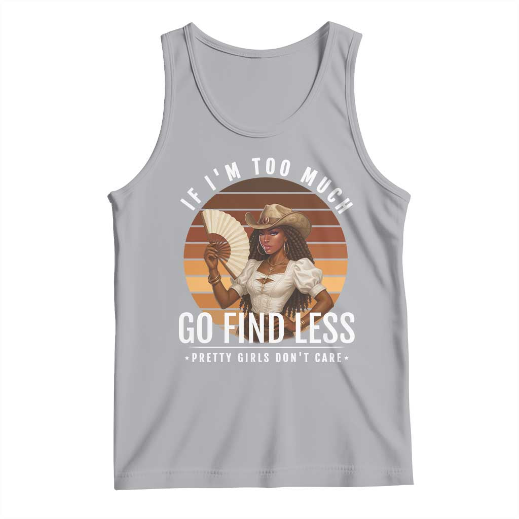 Black History African Melanin Cowgirl Tank Top Country Girls African American Western Tribute