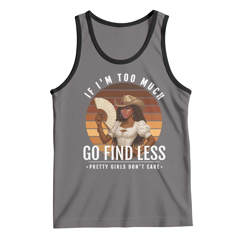 Black History African Melanin Cowgirl Tank Top Country Girls African American Western Tribute