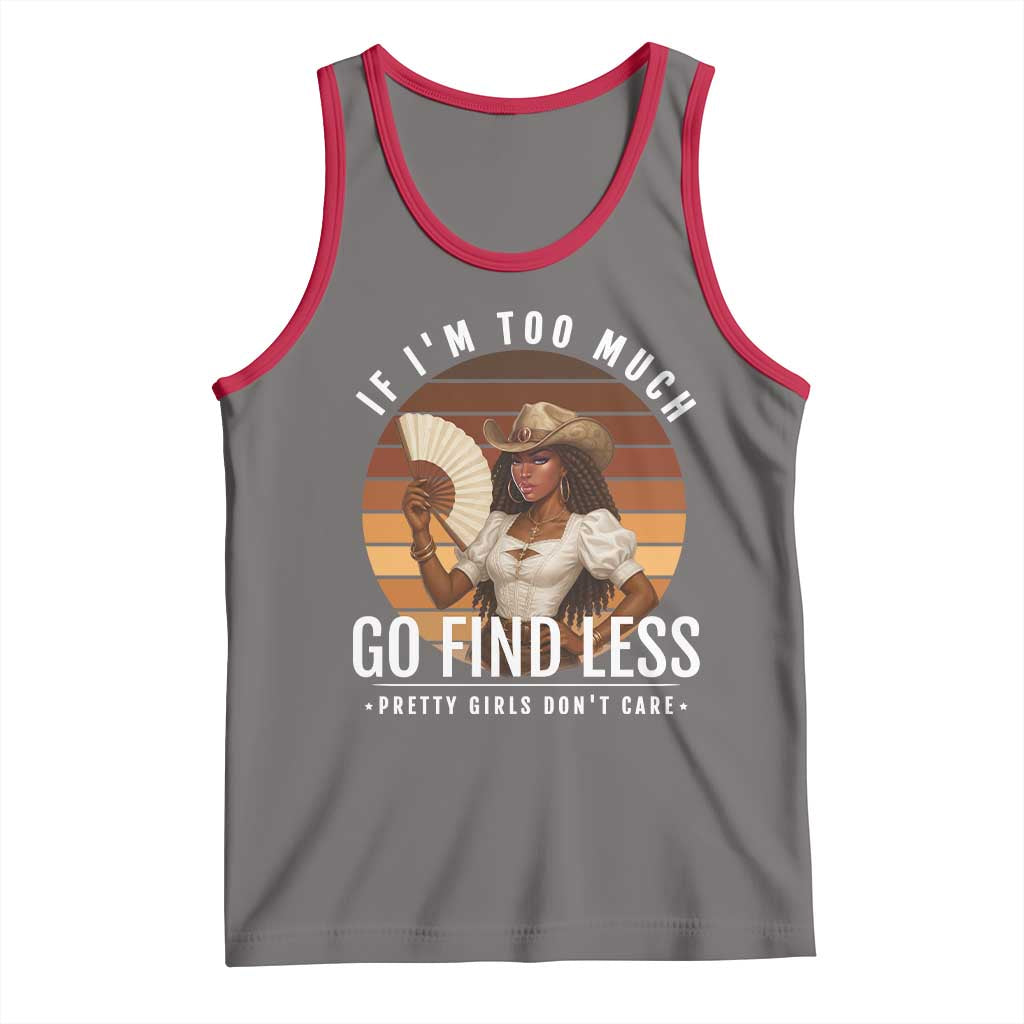 Black History African Melanin Cowgirl Tank Top Country Girls African American Western Tribute