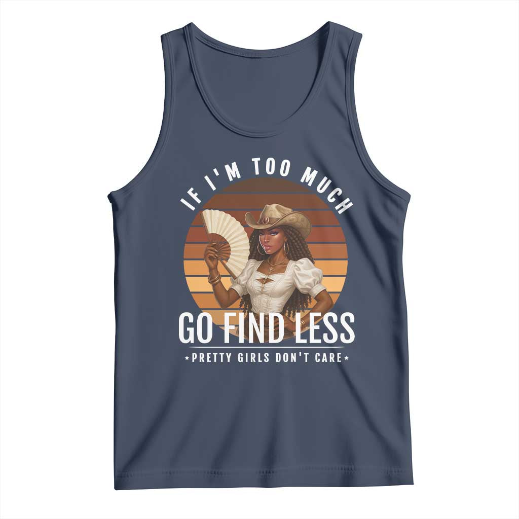 Black History African Melanin Cowgirl Tank Top Country Girls African American Western Tribute