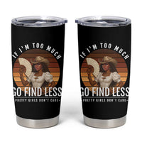 Black History African Melanin Cowgirl Tumbler Cup Country Girls African American Western Tribute