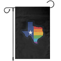 LGBTQ Texas State Flag Garden Flag - Wonder Print Shop