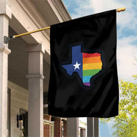 LGBTQ Texas State Flag Garden Flag - Wonder Print Shop