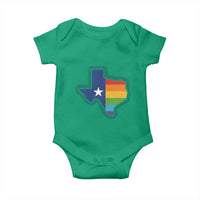 LGBTQ Texas State Flag Baby Onesie - Wonder Print Shop