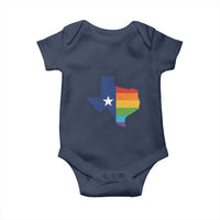 LGBTQ Texas State Flag Baby Onesie - Wonder Print Shop