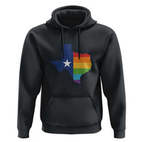 LGBTQ Texas State Flag Hoodie - Wonder Print Shop