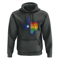 LGBTQ Texas State Flag Hoodie - Wonder Print Shop