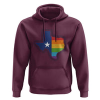 LGBTQ Texas State Flag Hoodie - Wonder Print Shop