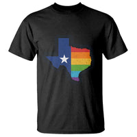 LGBTQ Texas State Flag T Shirt - Wonder Print Shop