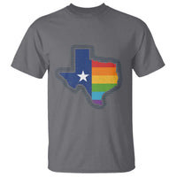 LGBTQ Texas State Flag T Shirt - Wonder Print Shop