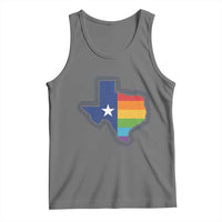 LGBTQ Texas State Flag Tank Top - Wonder Print Shop