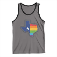 LGBTQ Texas State Flag Tank Top - Wonder Print Shop