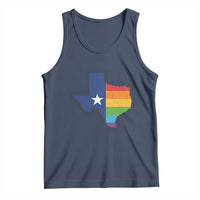 LGBTQ Texas State Flag Tank Top - Wonder Print Shop
