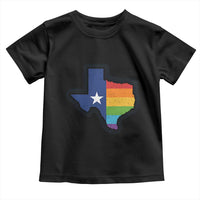 LGBTQ Texas State Flag Toddler T Shirt - Wonder Print Shop