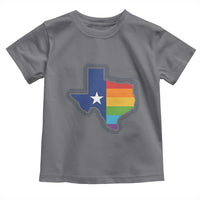 LGBTQ Texas State Flag Toddler T Shirt - Wonder Print Shop