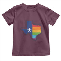 LGBTQ Texas State Flag Toddler T Shirt - Wonder Print Shop
