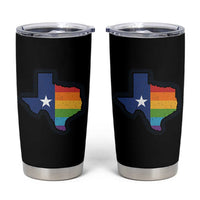 LGBTQ Texas State Flag Tumbler Cup - Wonder Print Shop