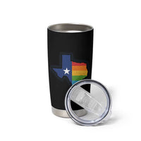 LGBTQ Texas State Flag Tumbler Cup - Wonder Print Shop