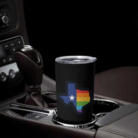 LGBTQ Texas State Flag Tumbler Cup - Wonder Print Shop
