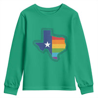 LGBTQ Texas State Flag Youth Sweatshirt - Wonder Print Shop