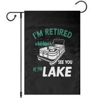 Im Retired See You At The Lake Garden Flag Funny Retirement Gifts Lake Lover Gifts - Wonder Print Shop